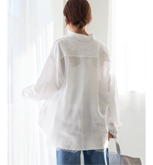 IENA「ラミーリヨセル2wayシャツ」|シャツ・ブラウス|