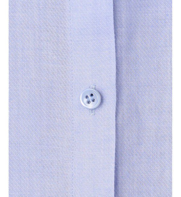 BEIGE,「HALITE / リネンシアー オーバーサイズシャツ」|シャツ・ブラウス|