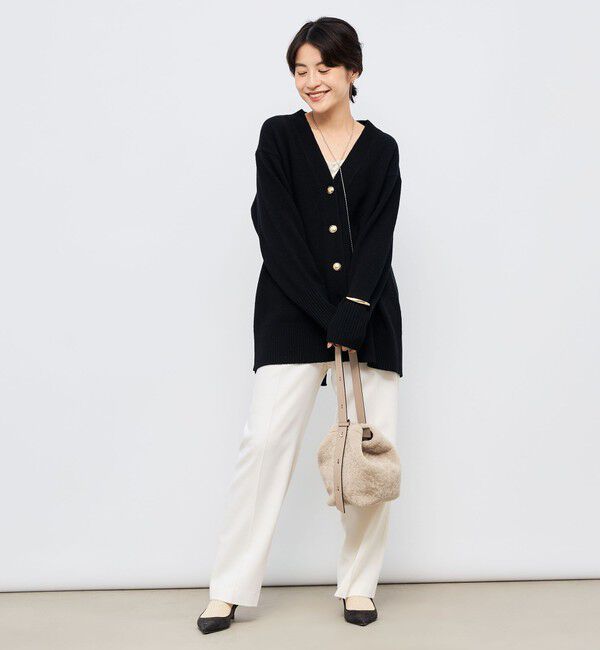 NOLLEY'S「【WEB限定アイテム】2WAY長めVネックカーディガン」|カーディガン|