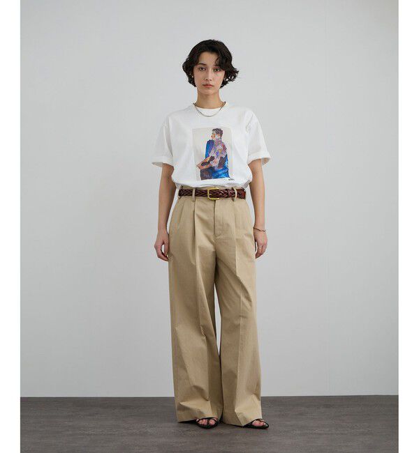 SALON adam et rope'「【J'aDoRe・店舗限定】【TORY LEATHER（トリーレザー）】1/4  inch long tip braided belt」|ベルト|