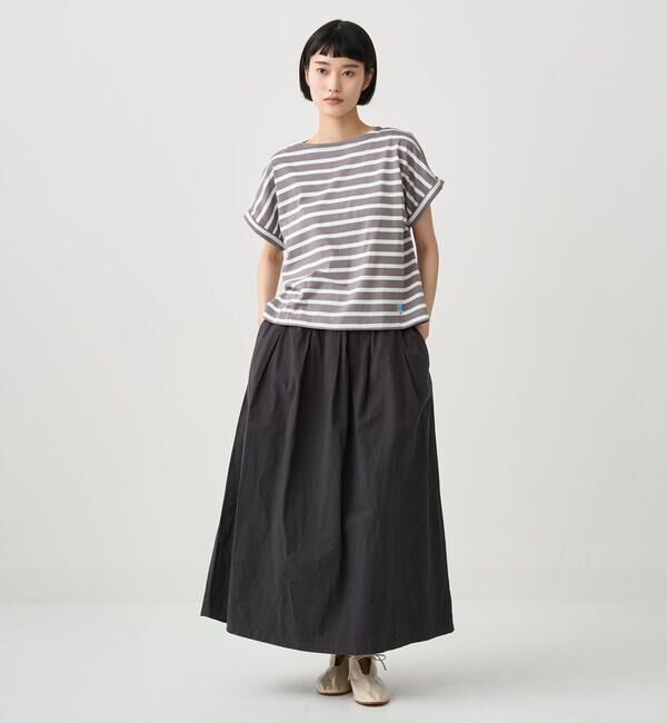 ORCIVAL「ORCIVAL | コットンレジェ ボートネック 半袖Tシャツ WOMEN」|Tシャツ・カットソー|