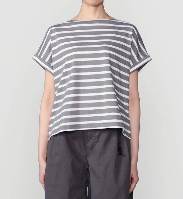 ORCIVAL「ORCIVAL | コットンレジェ ボートネック 半袖Tシャツ WOMEN」|Tシャツ・カットソー|