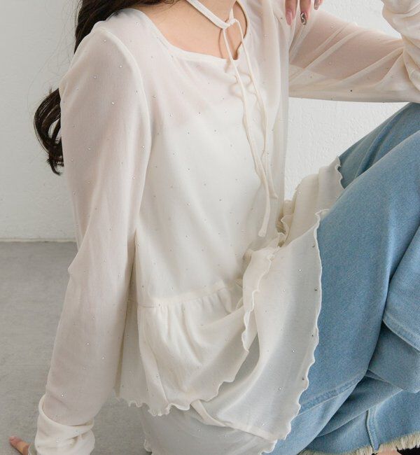  「ドットティアードプルオーバー」|Tシャツ・カットソー|