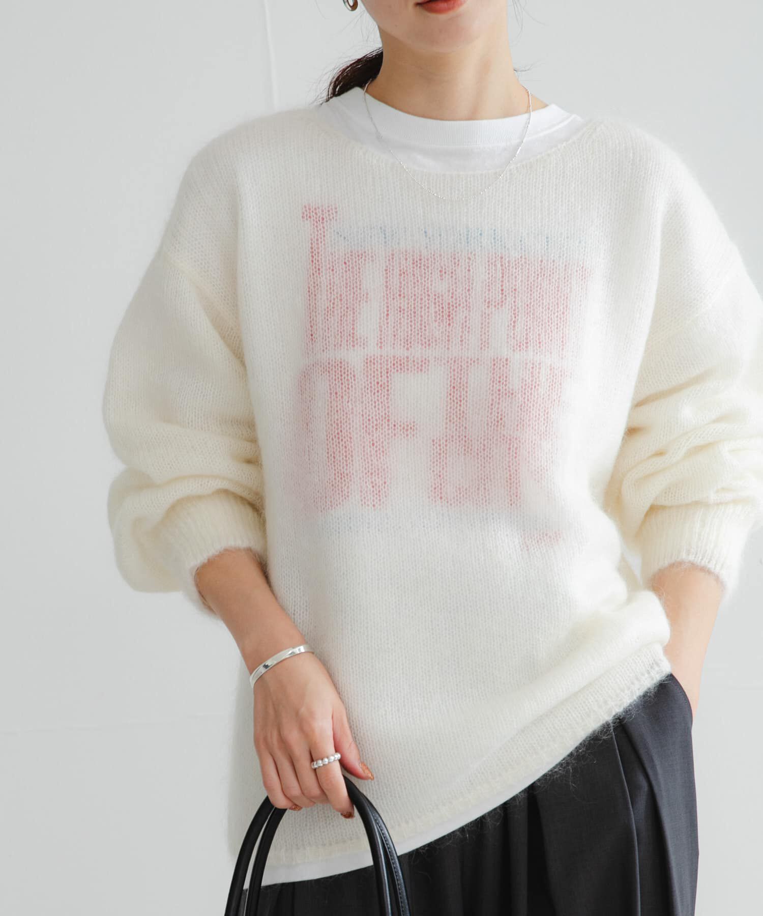 URBAN RESEARCH「ヘアリールーズニット」|ニット・セーター|