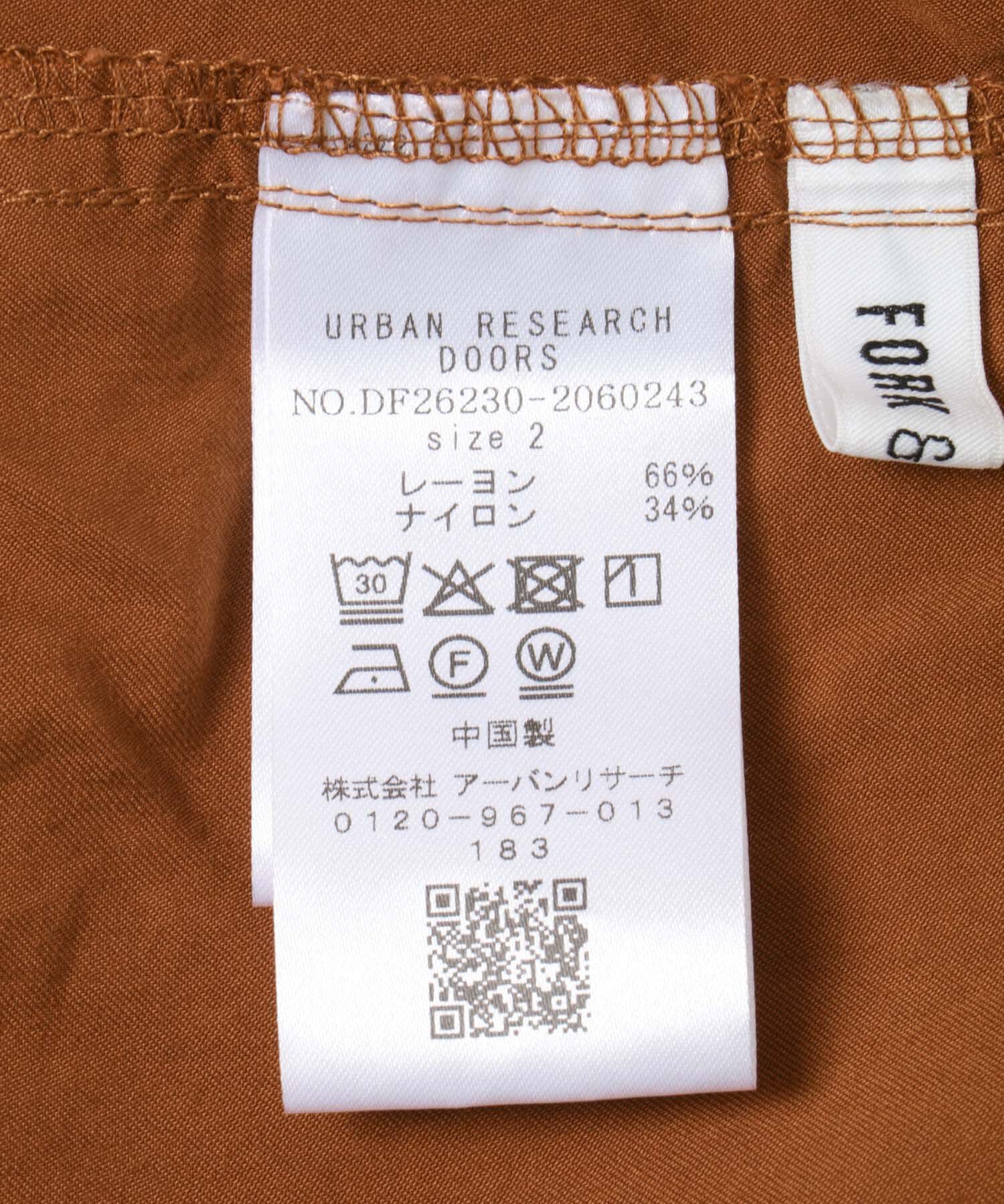 URBAN RESEARCH DOORS「FORK&SPOON　5ポケットジャンパースカート」|ワンピース|