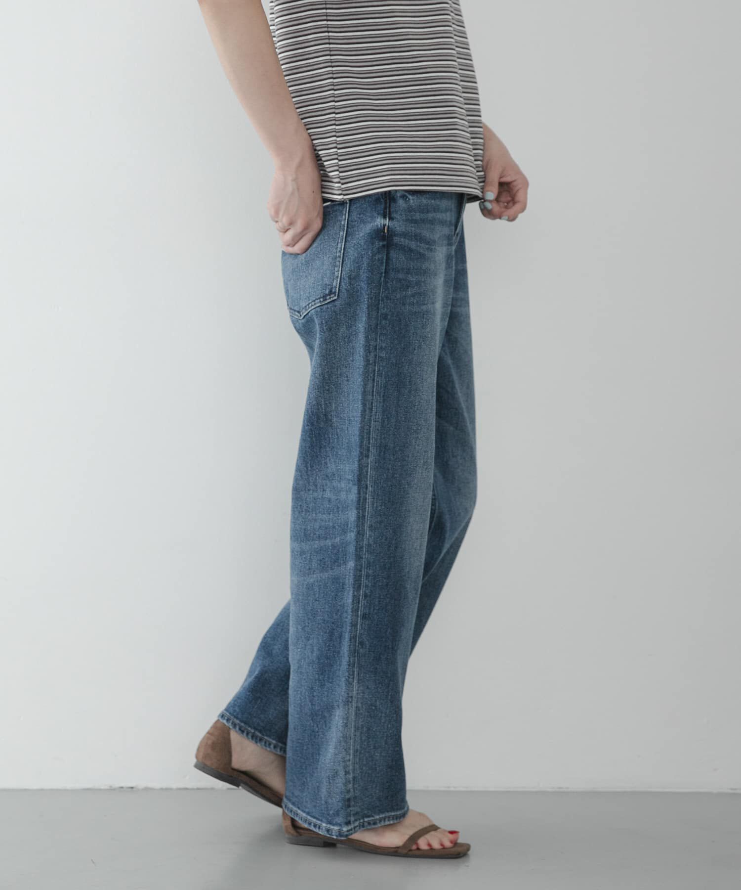 Sonny Label 「Healthy DENIM　PINK PEPPER MIDRISE」|デニム|