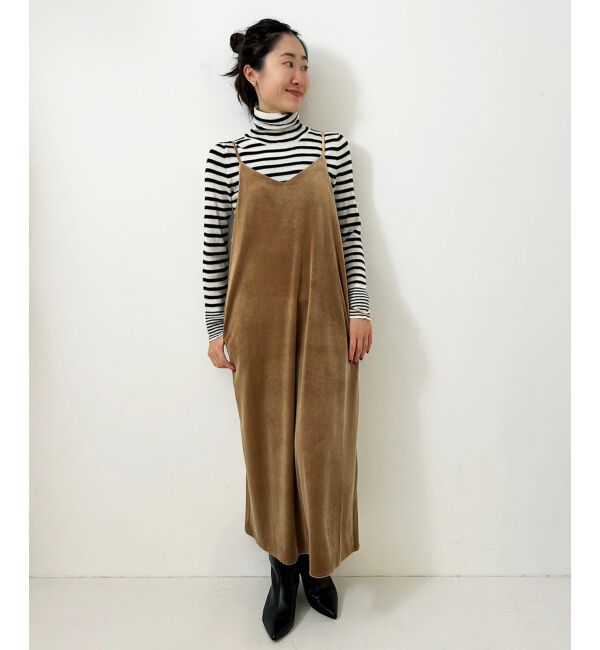 le.coeur blanc「ベロアキャミワンピース」|ワンピース|