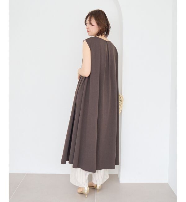  「ノースリーブカットワンピース」|ワンピース|