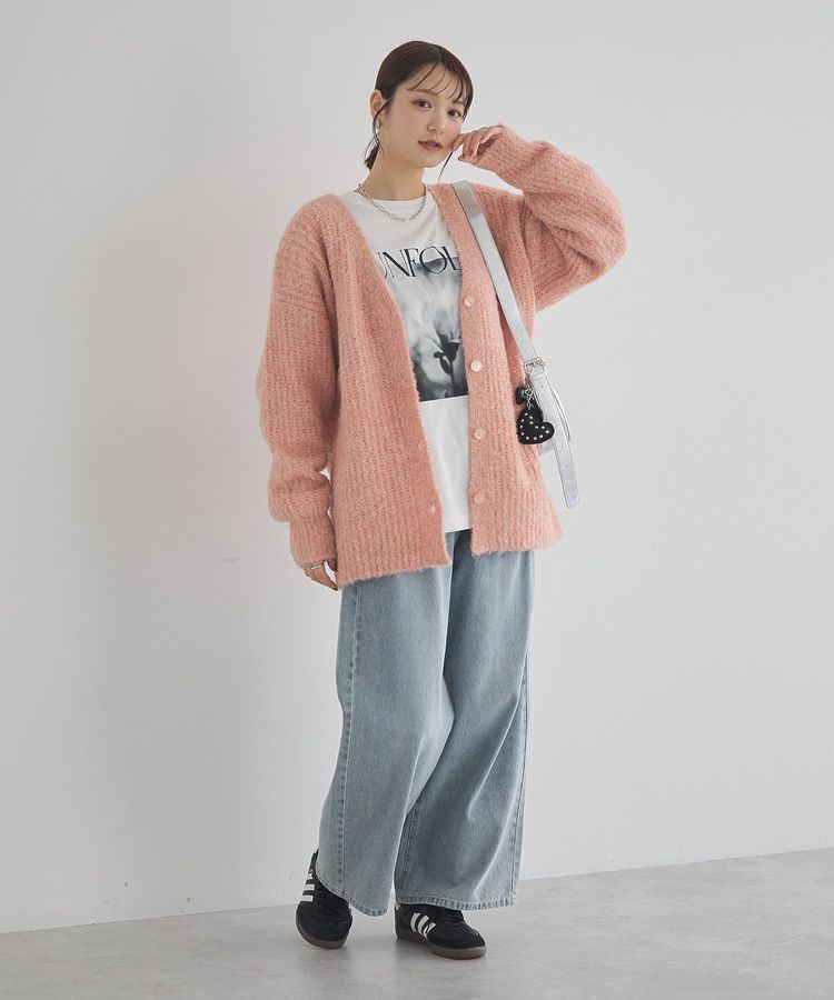 earth music&ecology「タックホックデニムパンツ」|デニム|