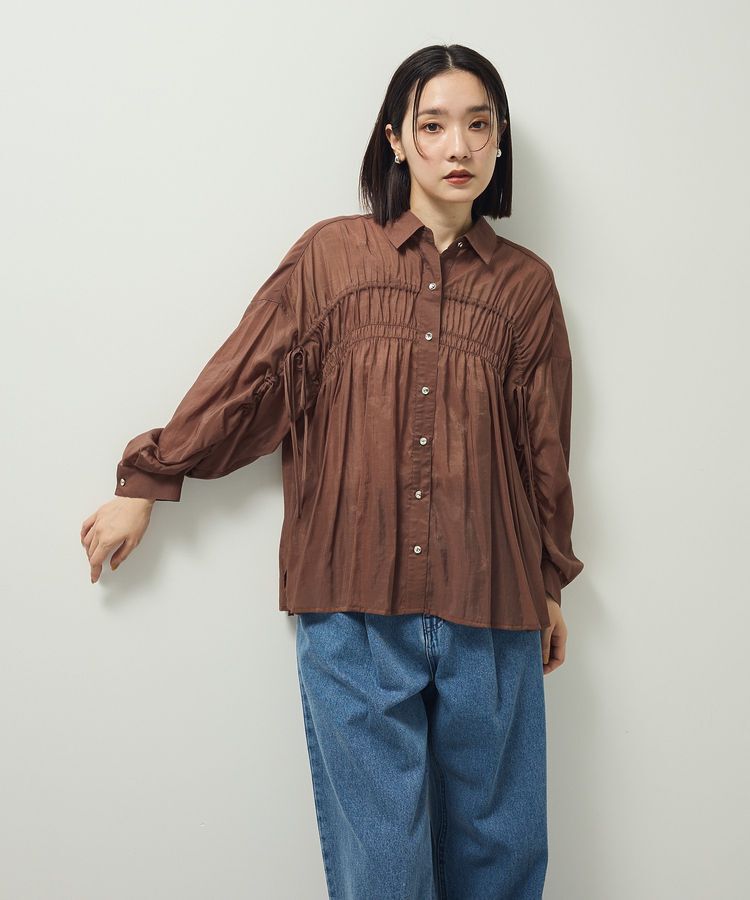 Green Parks「・ELENCARE DUE シアーシャーリングシャツ」|シャツ・ブラウス|