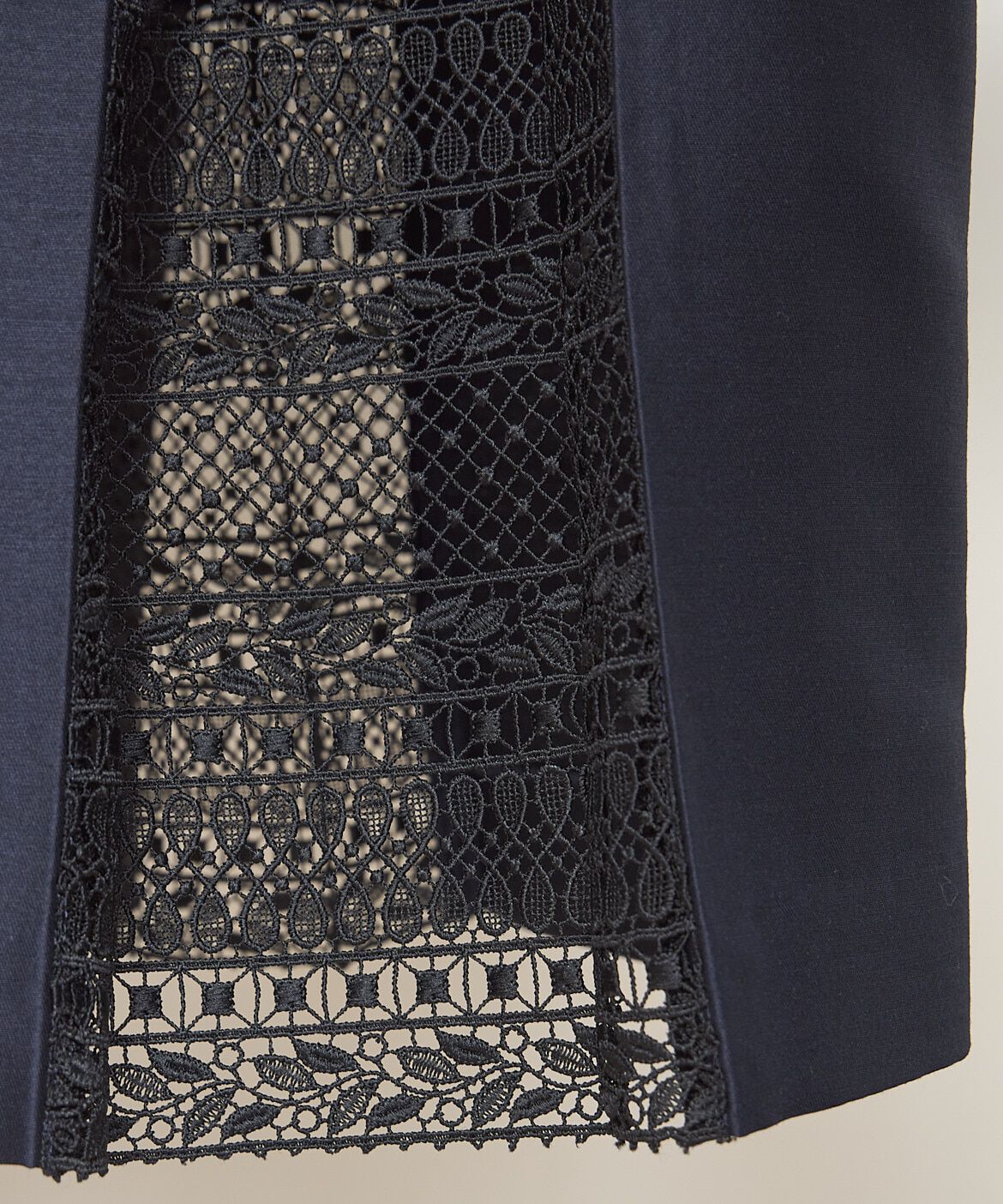 INED「《大きいサイズ》シルクウールロングワンピース《la veille by SUPERIOR CLOSET》」|ワンピース|