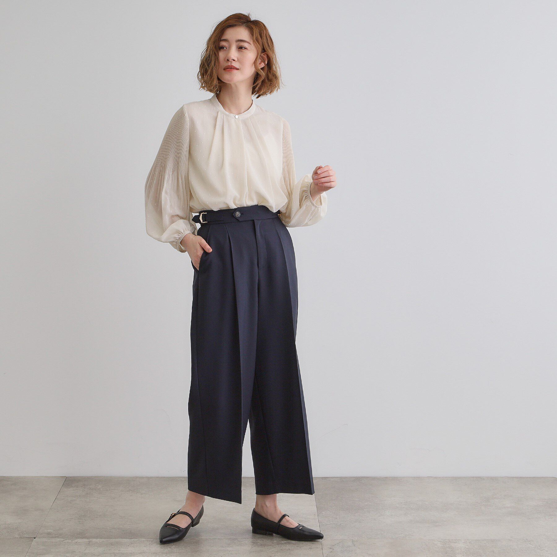 grove「サイドバックルワイドパンツ」|その他|