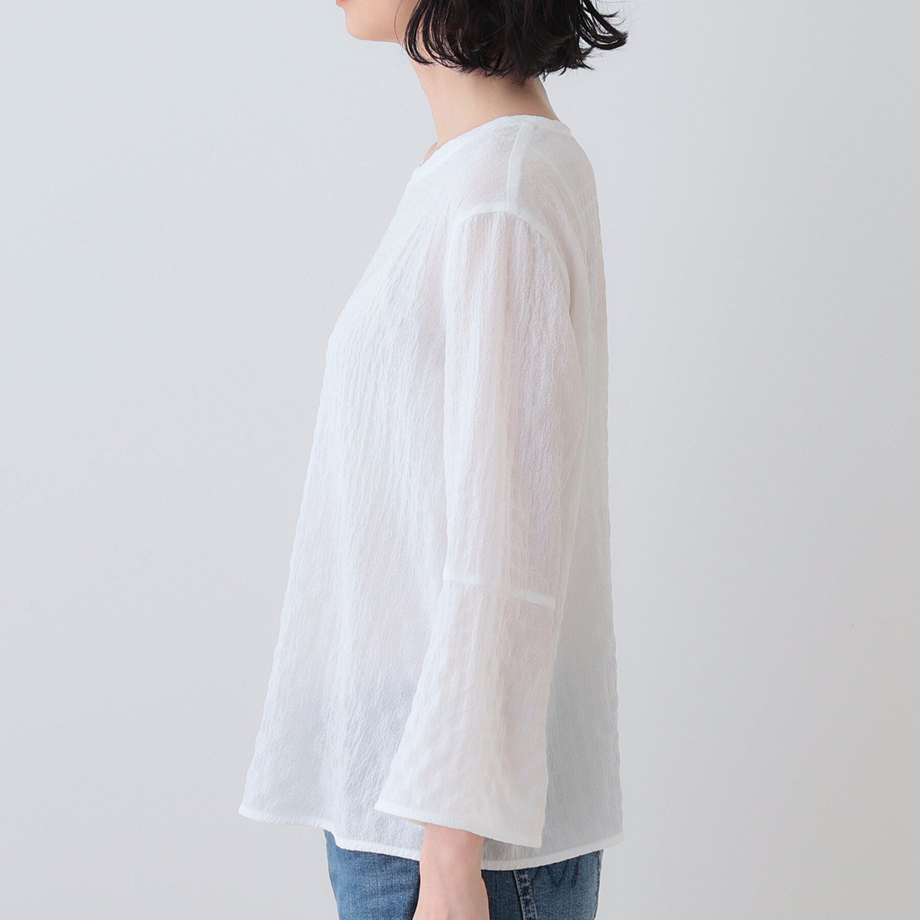 INDIVI「【2点セット／洗える】カセット服 キャミ＆ブラウス セットトップス」|その他|
