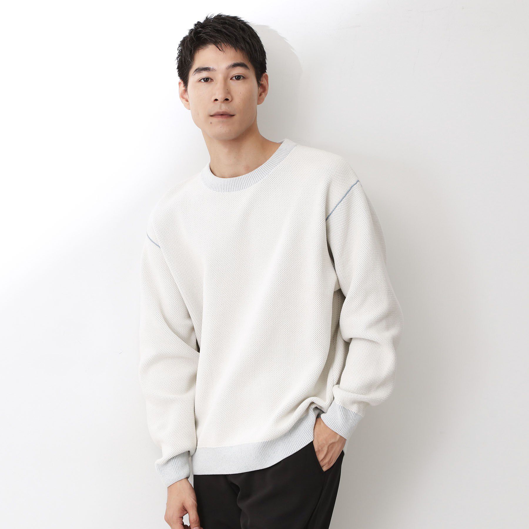 THE SHOP TK「【大人の上品カジュアルを叶える】ハグするニット 洗濯機OK／6色展開」|ニット・セーター|