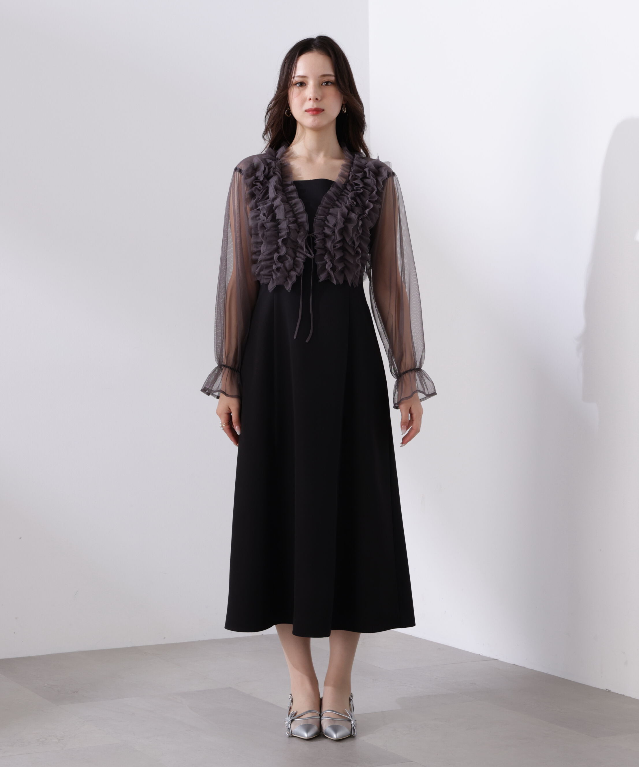 PROPORTION BODY DRESSING「＜L＞ラッフルボレロセットアップ　26SS」|ワンピース|