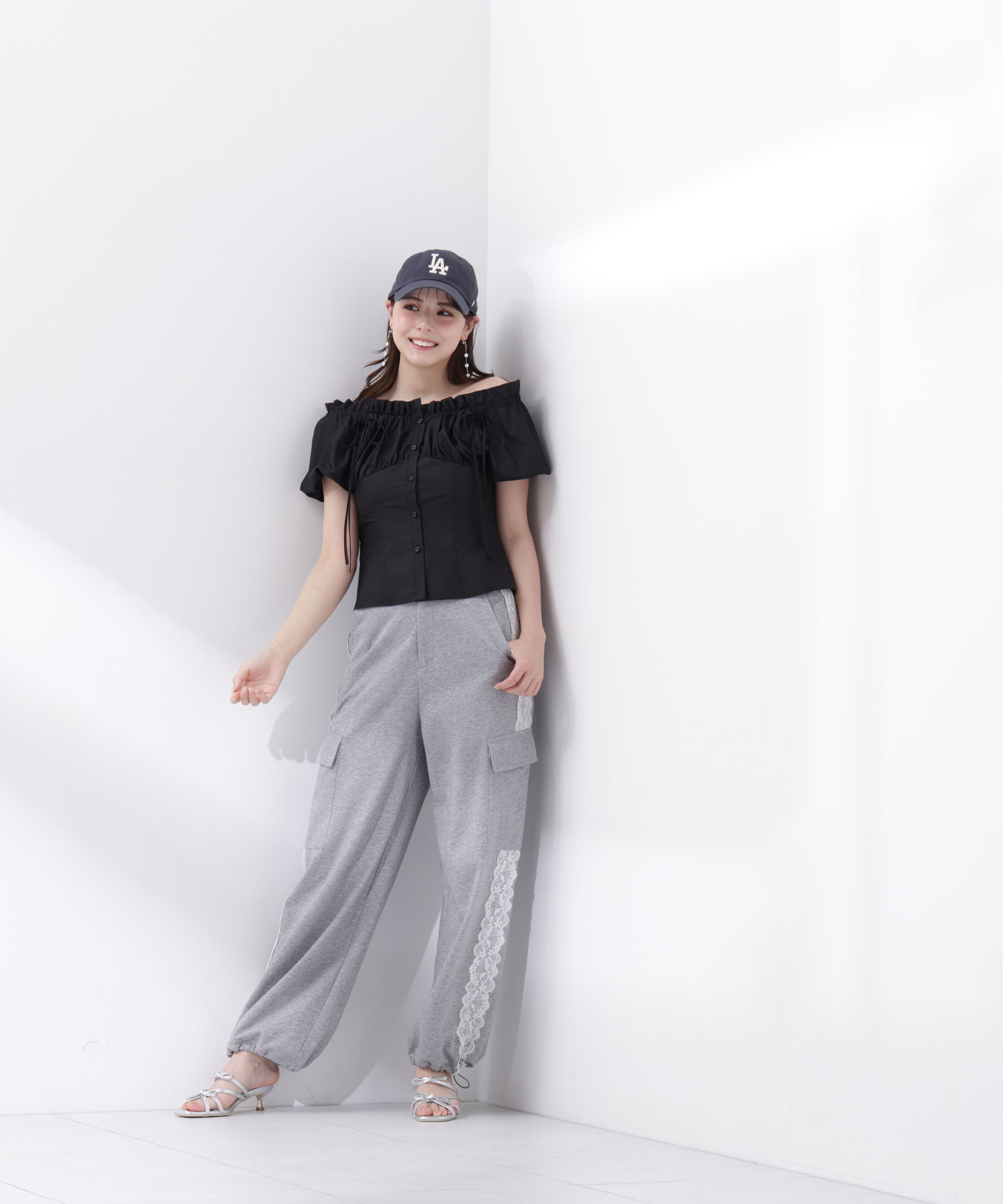 PROPORTION BODY DRESSING「＜青島心さんコラボ＞コラボオフショルリボンブラウス」|シャツ・ブラウス|