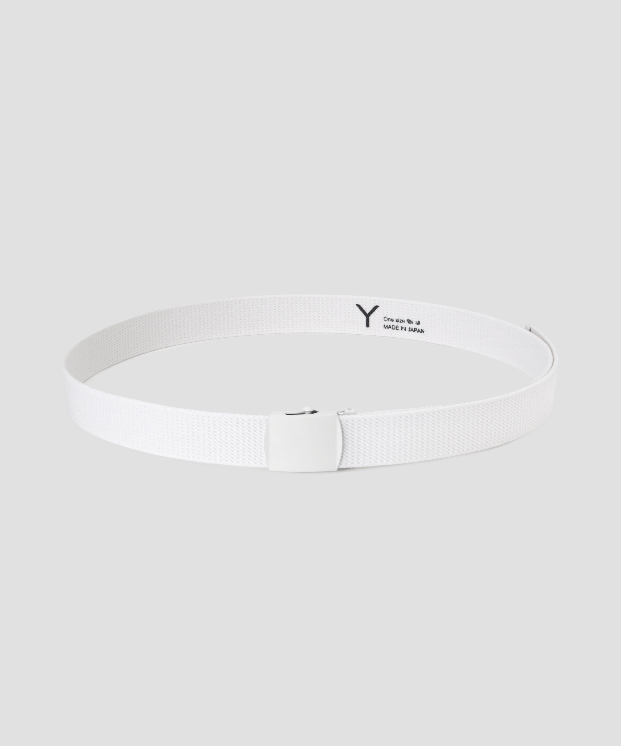 YLEVE 「Ｙ / GI BELT」|ベルト|ホワイト