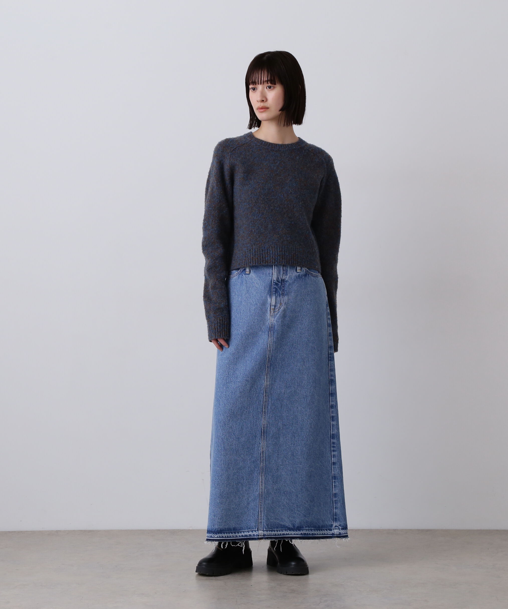 YLEVE 「YLEVE / 13.5oz DENIM SKIRT」|スカート|ブルー