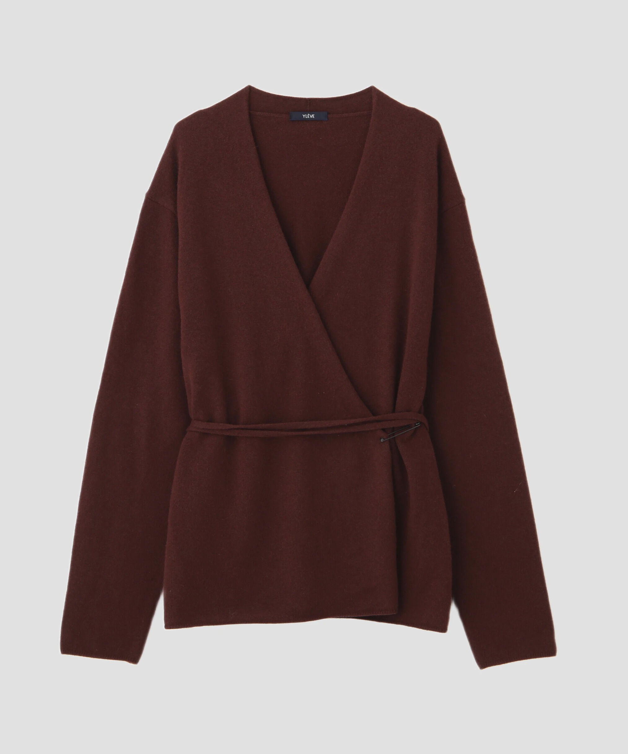 YLEVE 「YLEVE / CASHMERE KNIT WRAP CARDIGAN」|ニット・セーター|
