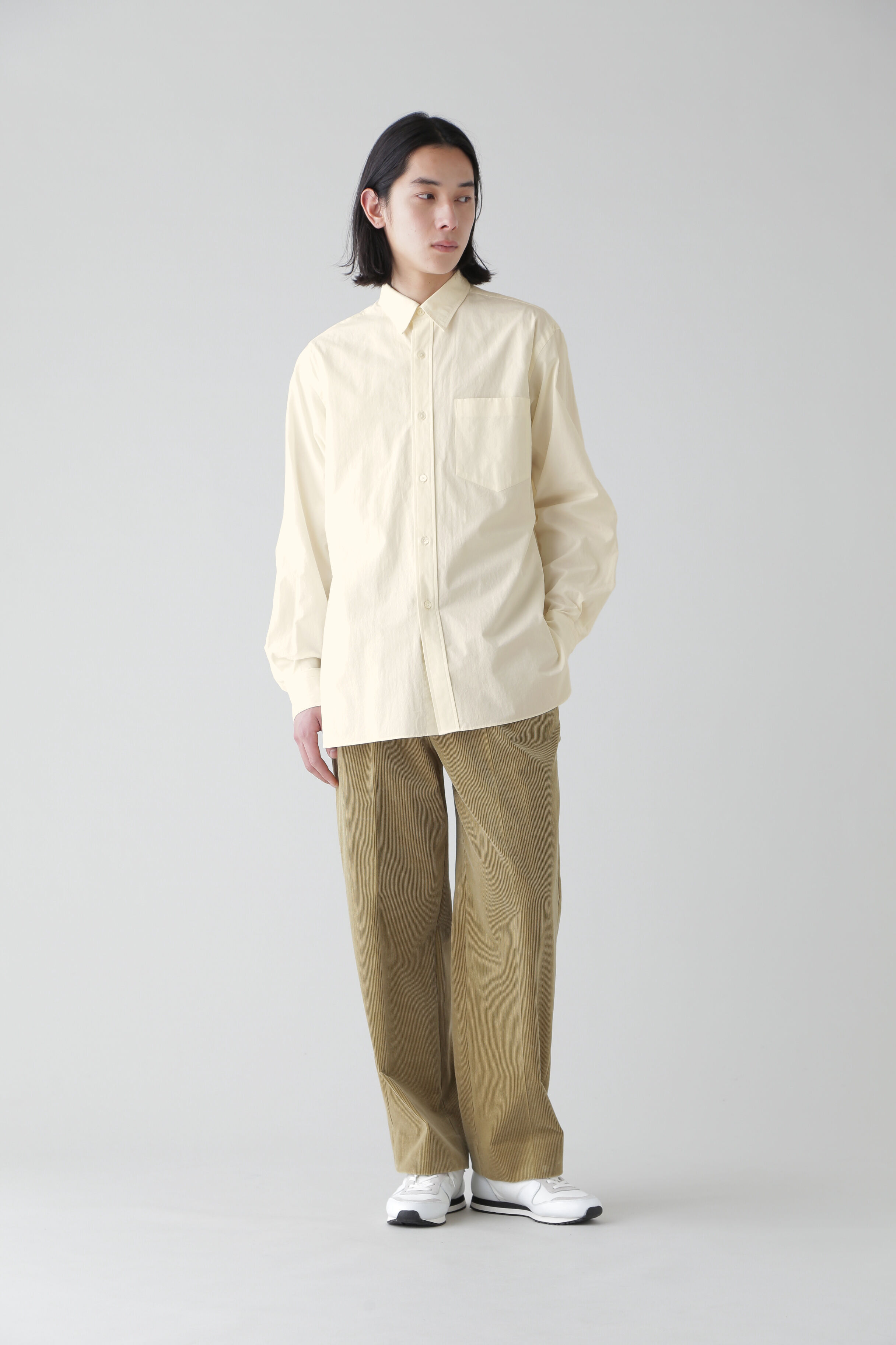 YLEVE 「YLEVE / HIGH DENSITY COTTON TYPEWRITER SH」|シャツ・ブラウス|