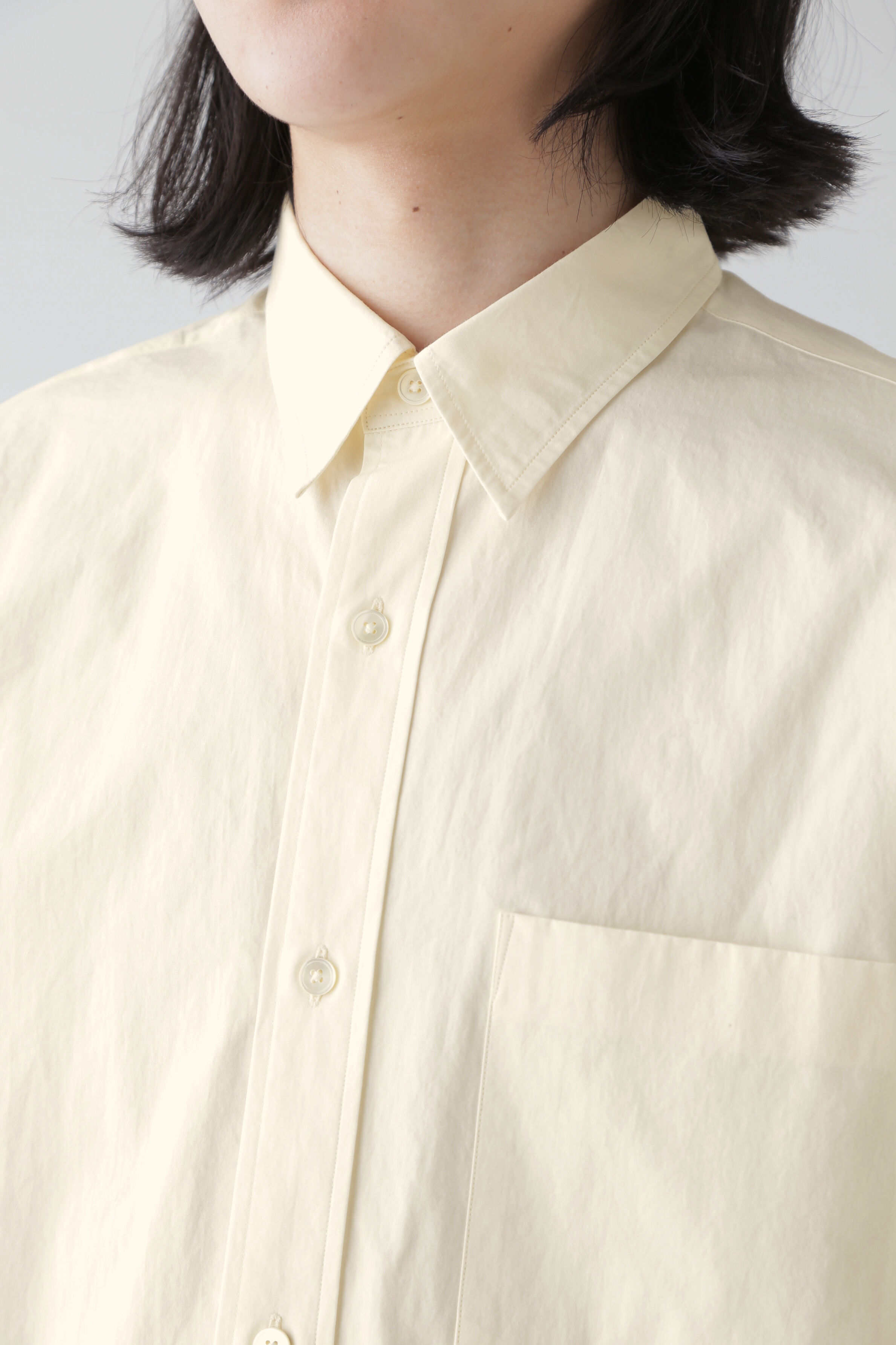 YLEVE 「YLEVE / HIGH DENSITY COTTON TYPEWRITER SH」|シャツ・ブラウス|