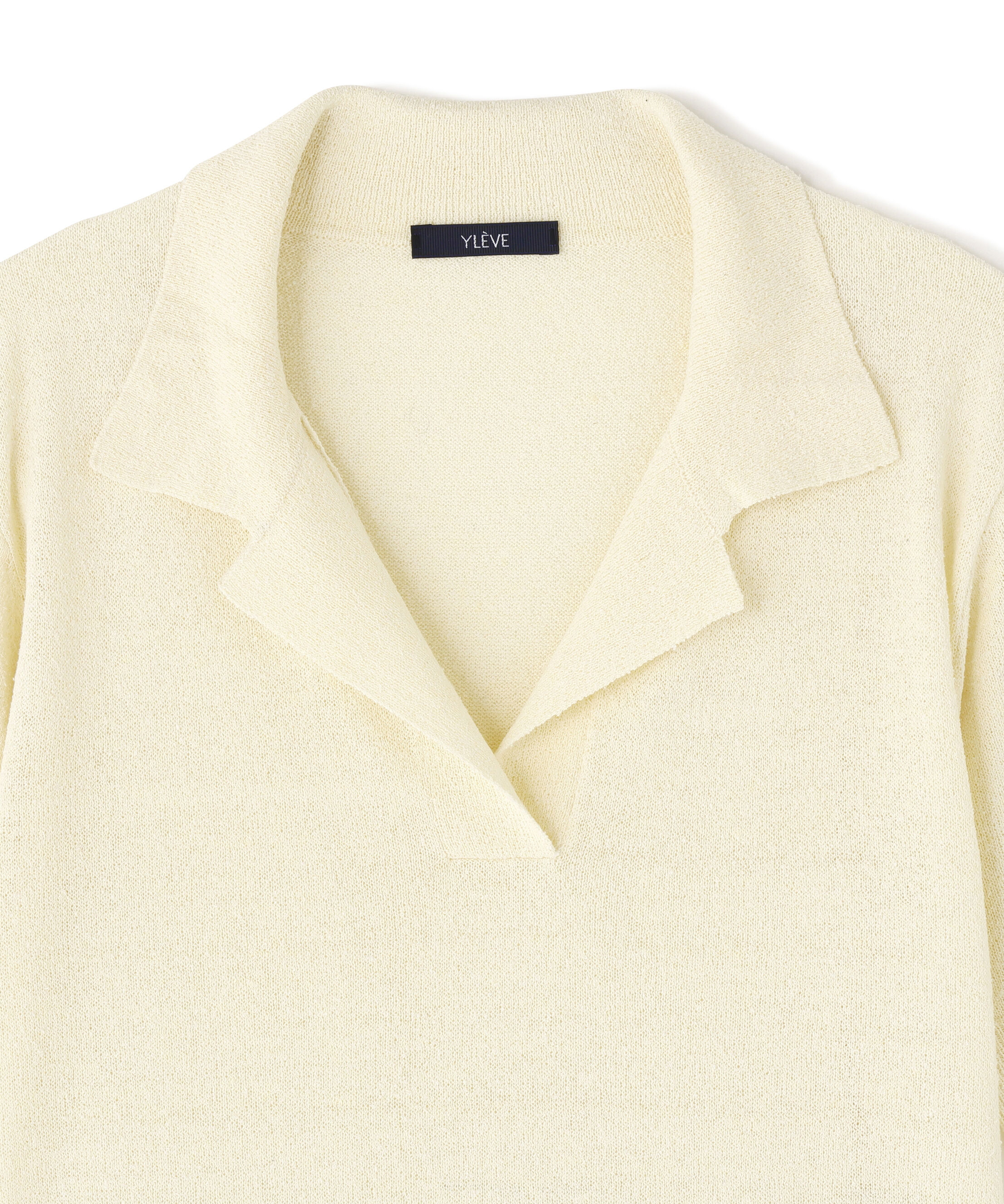 YLEVE 「YLEVE / SILK LINEN NEP POLO」|ニット・セーター|