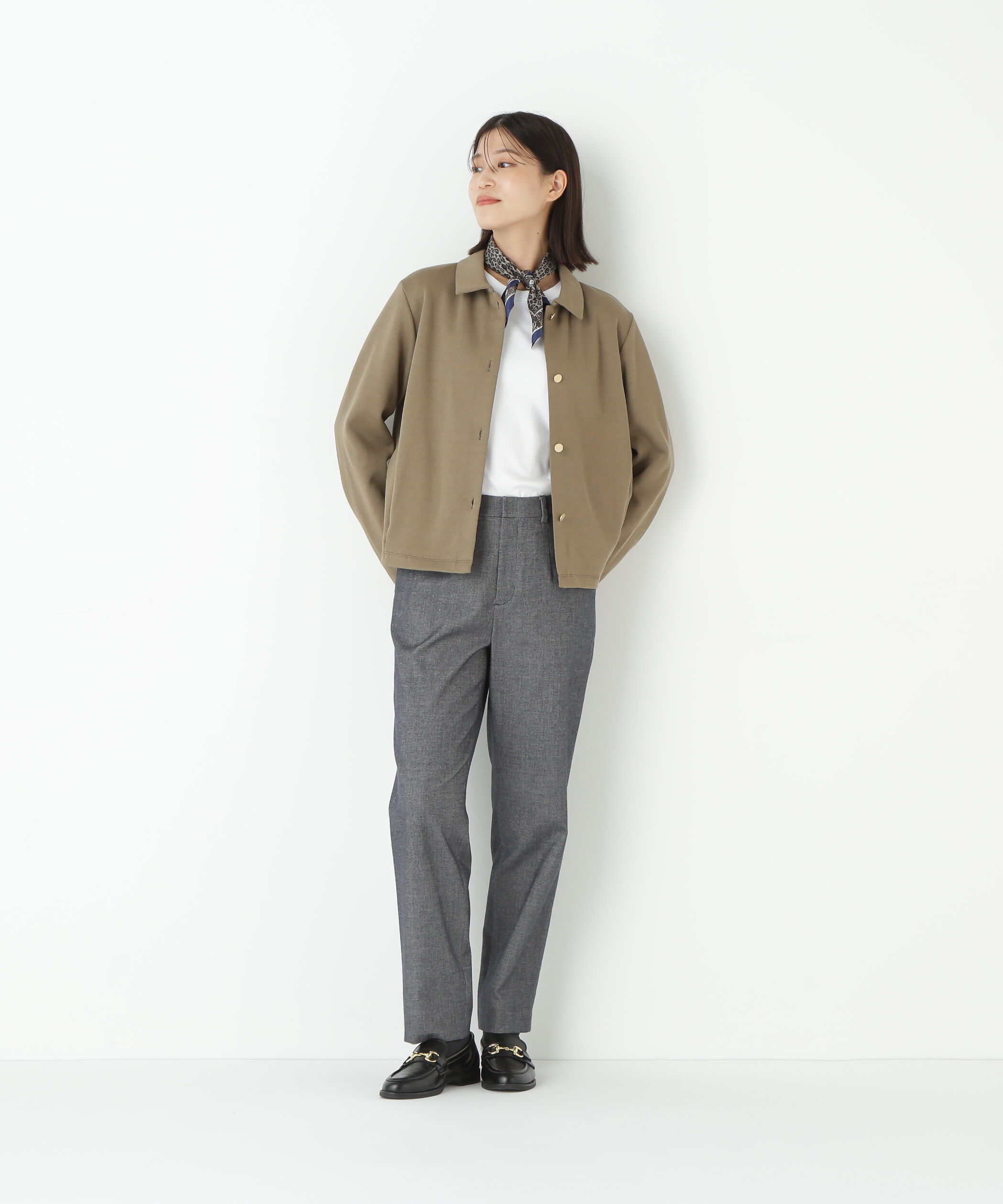  「◆ピケスエードスリムストレートパンツ」|その他|