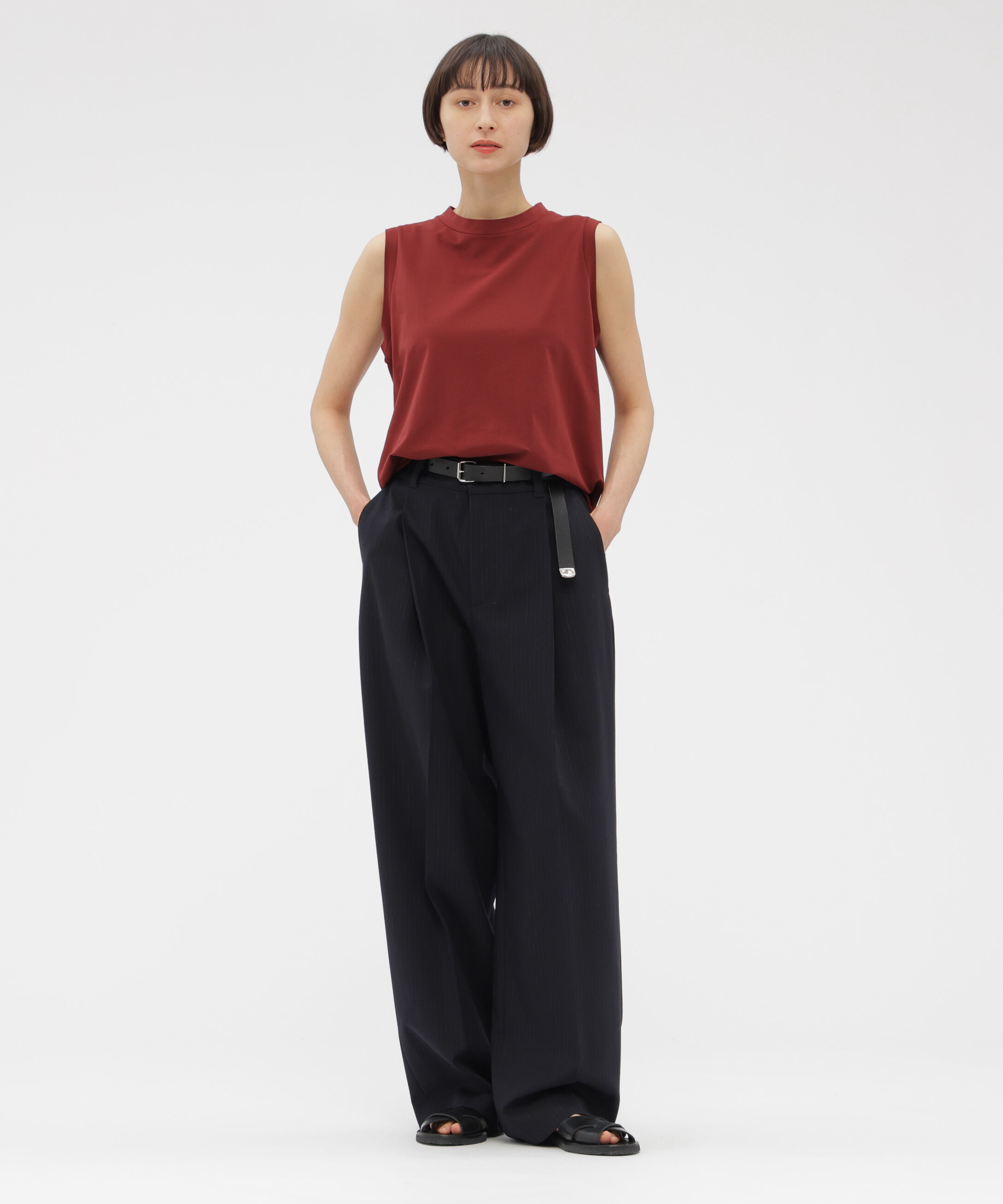  「SUBTLE STRIPE WOOL TROUSERS」|その他|