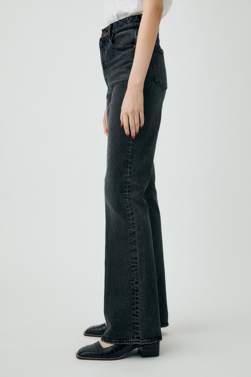 MOUSSY「MVS BLACK FLARE」|デニム|