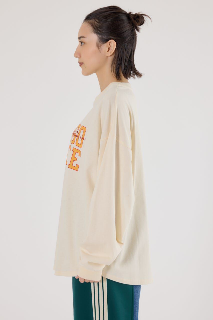 RODEO CROWNS「embroidery collegeロング Tシャツ」|Tシャツ・カットソー|