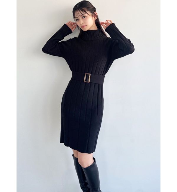 RESEXXY「【WEB限定】ワイドリブニットワンピース」|ワンピース|
