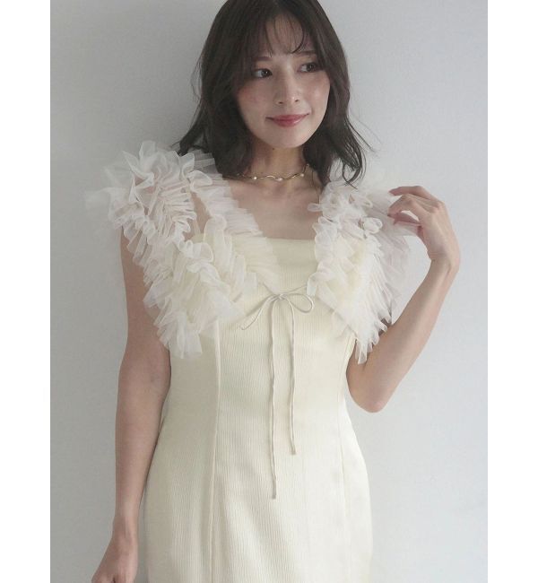 LAGUNAMOON「LADYノースリーブボレロキャミワンピース」|ワンピース|