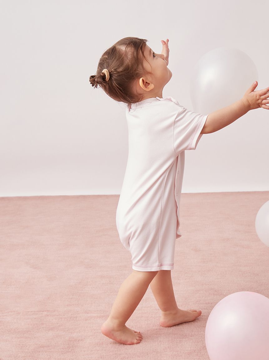 GELATO PIQUE KIDS & BABY「【BABY】【接触冷感】アイスクリームベアワンポイントロンパース」|ロンパース|