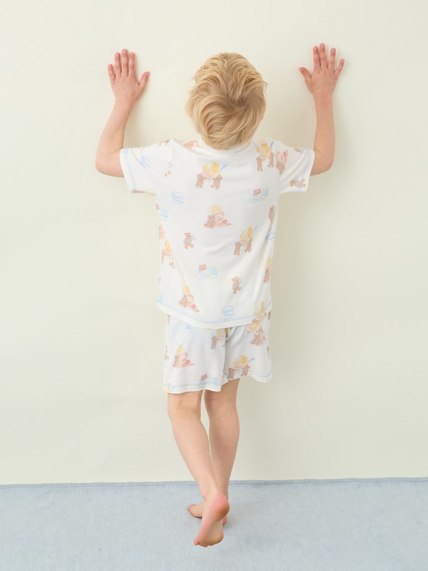 GELATO PIQUE KIDS & BABY「【KIDS】【接触冷感】アイスクリームベア柄Tシャツ」|ルームウェア|
