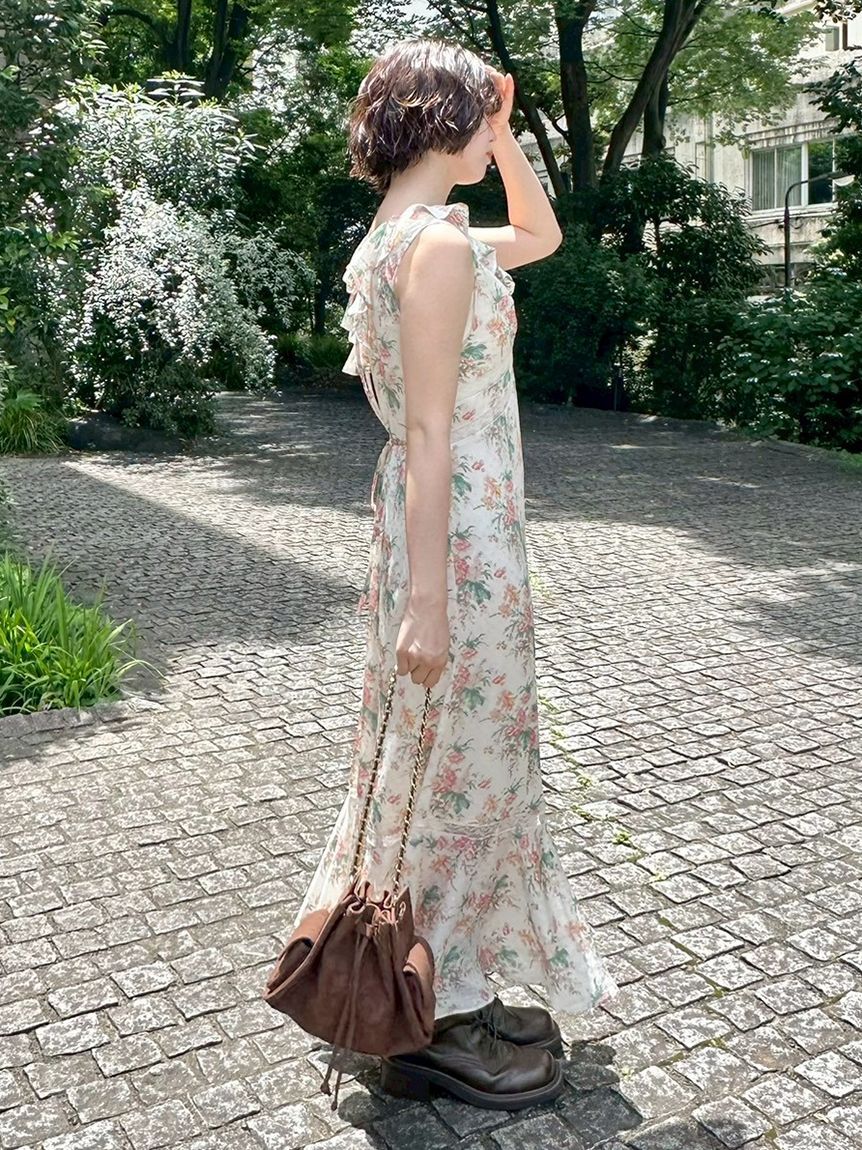 LILY BROWN「【LILY BROWN&times;ANNA SUI】フラワープリントワンピース」|ワンピース|