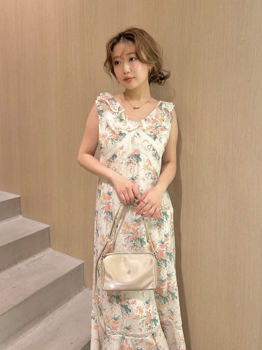 LILY BROWN「【LILY BROWN&times;ANNA SUI】フラワープリントワンピース」|ワンピース|