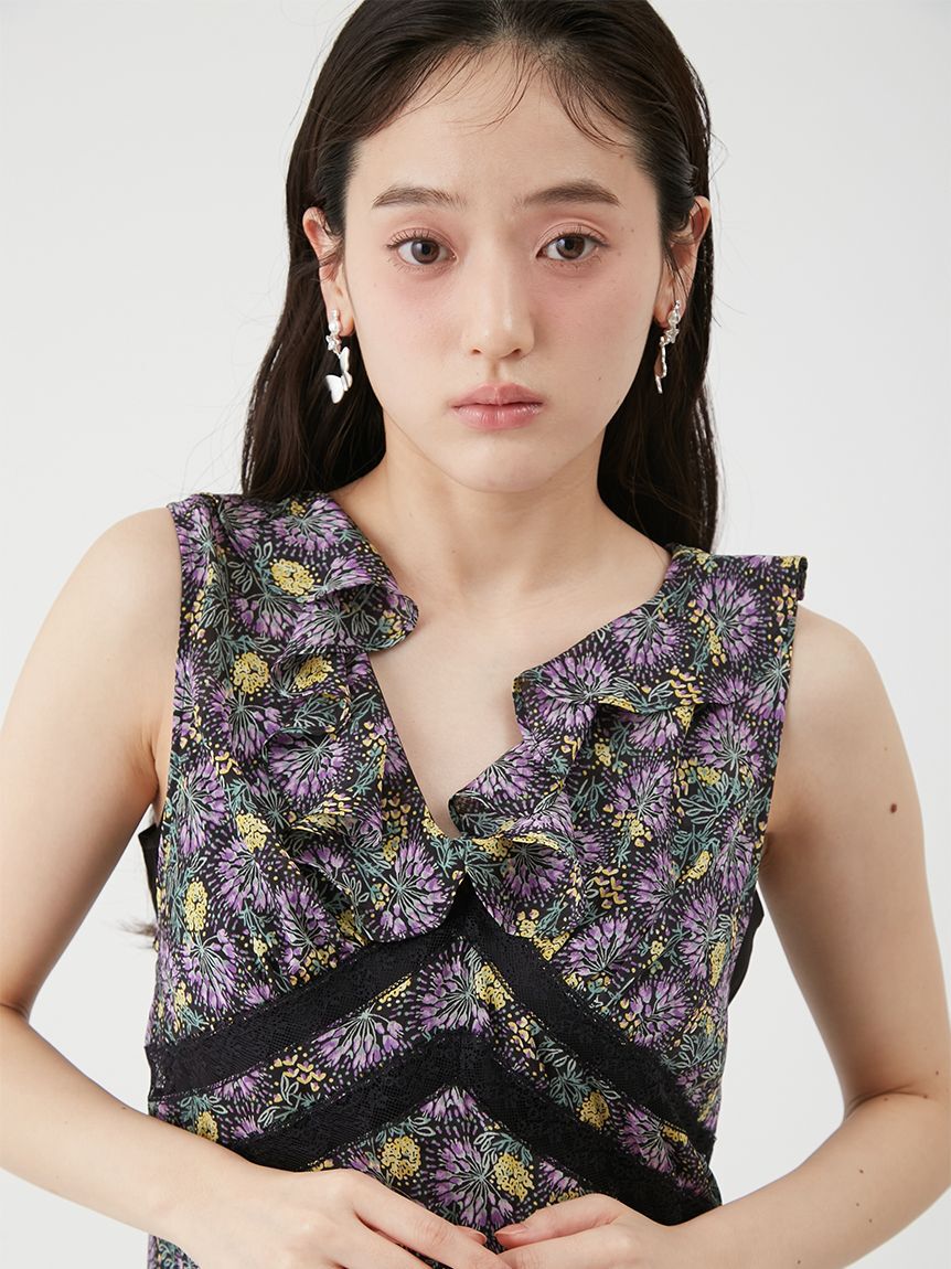 LILY BROWN「【LILY BROWN&times;ANNA SUI】フラワープリントワンピース」|ワンピース|