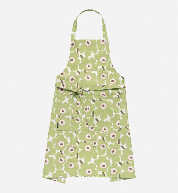 Marimekko「【日本限定】Mini Unikko エプロン」|その他|ﾗｲﾄｸﾞﾘｰﾝ&times;ﾗｲﾄﾋﾟﾝｸ