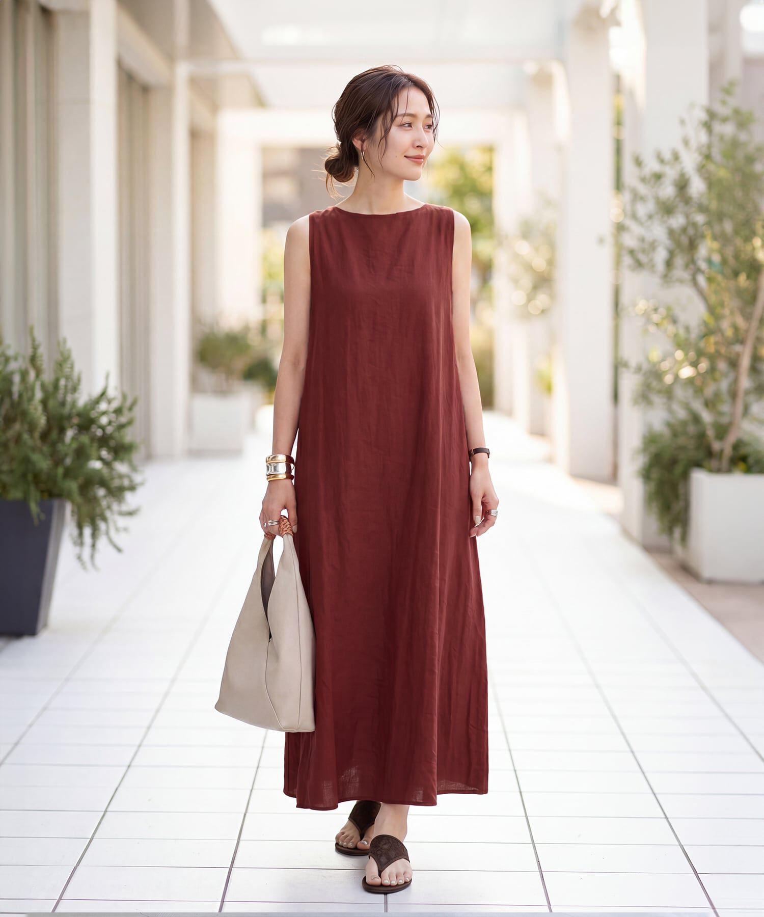 STYLE DELI「前後2WAYひねりVネックワンピース」|ワンピース|アカチャ