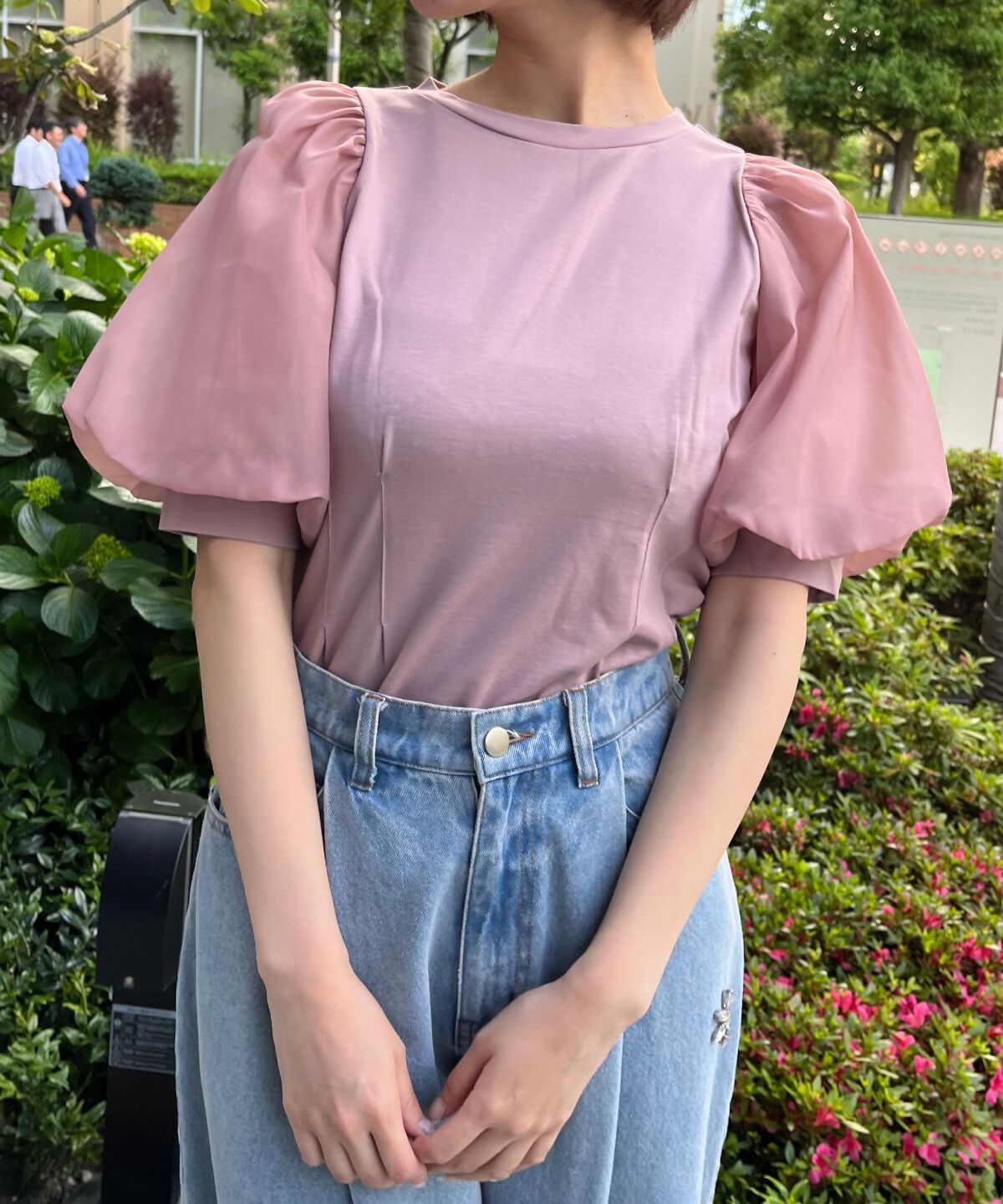 アンドクチュール「シアースリーブプルオーバー」|Tシャツ・カットソー|