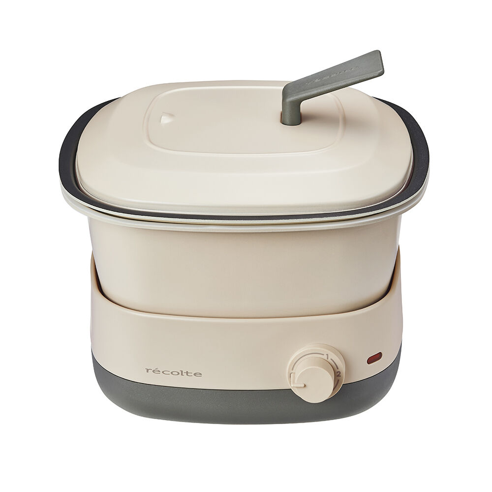 recolte「レコルト　ポットデュオ キャレ　RPD-4」|食器・キッチングッズ|クリームホワイト