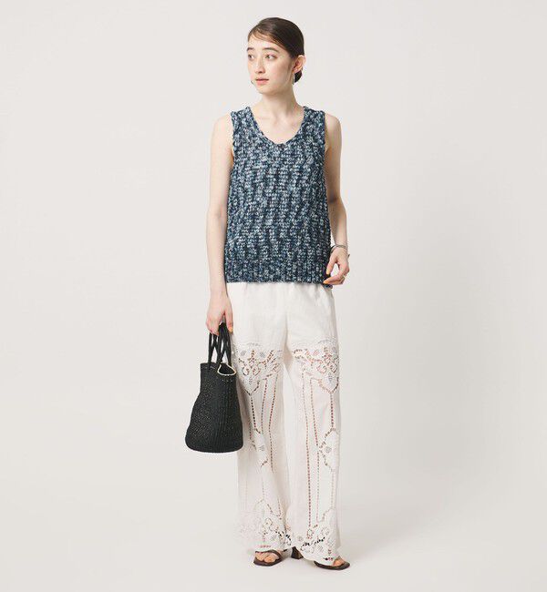 UNITED ARROWS「カラーミックス ニット ベスト」|ベスト・ジレ|