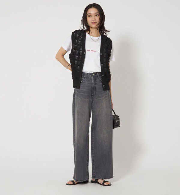 UNITED ARROWS green label relaxing「［size SHORT/TALLあり］ワイド デニム パンツ」|デニム|