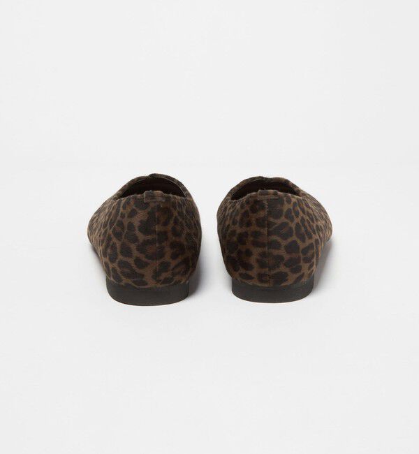BEAUTY&YOUTH UNITED ARROWS「Vカット レオパード フラットシューズ」|バレエシューズ|