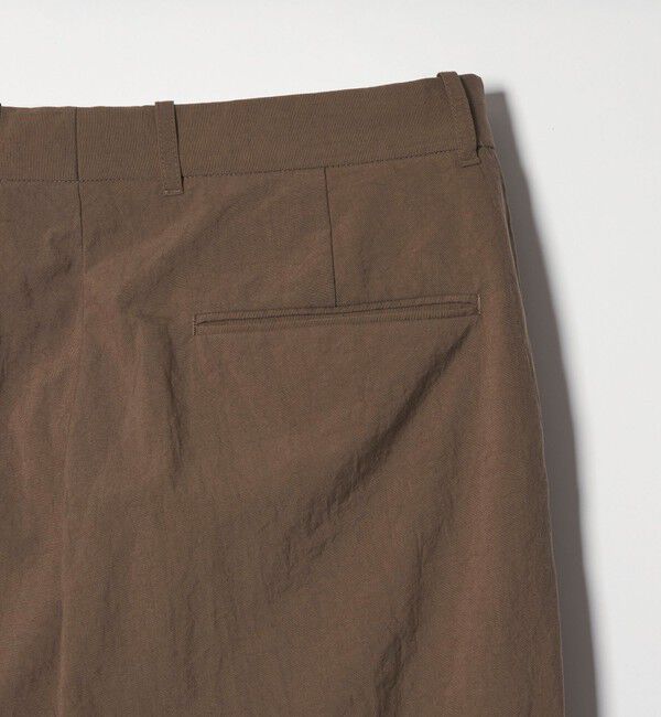 STEVEN ALAN「＜Steven Alan＞ ナイロン オックス アウト ワンプリーツ スラックス」|スラックス|