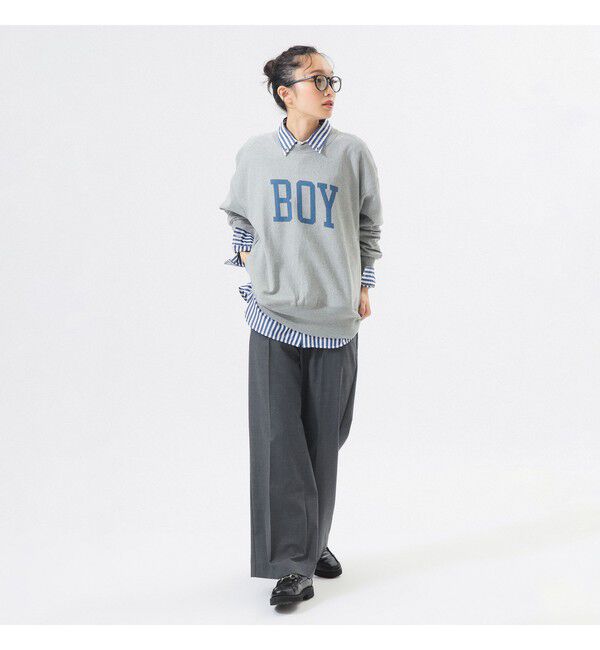 BEAMSBOY「【別注】Champion / ボーイ リバースウィーブ(R) クルー」|Tシャツ・カットソー|