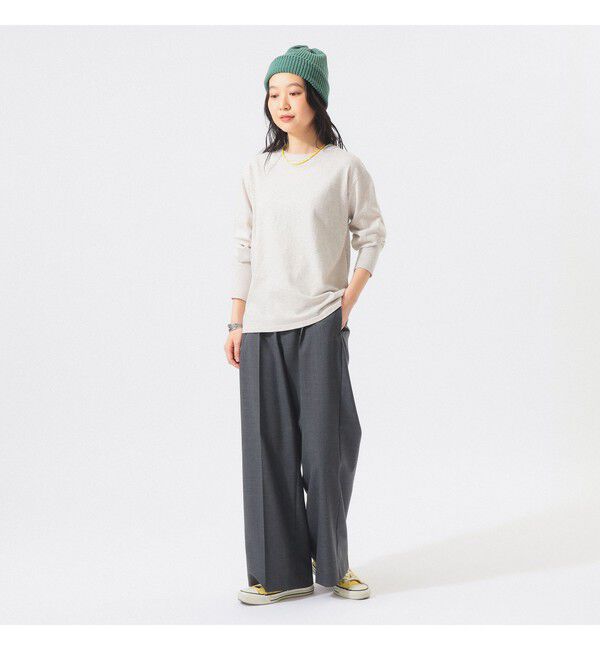 BEAMSBOY「【別注】Healthknit / クルーネック ロングスリーブ Tシャツ」|Tシャツ・カットソー|
