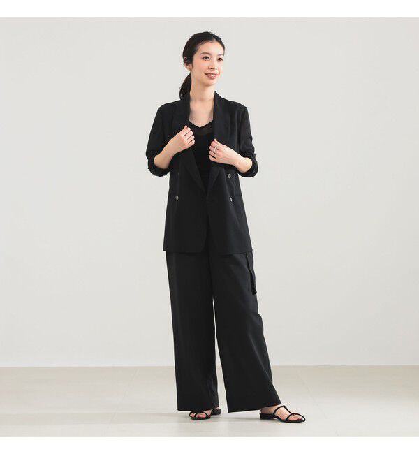 Demi-Luxe BEAMS 「AK+1 / シアー 4ボタン ダブル ジャケット」|ダッフルコート|