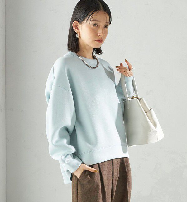 SHIPS for women「〈手洗い可能〉ラメ ダンボール カットソー」|Tシャツ・カットソー|
