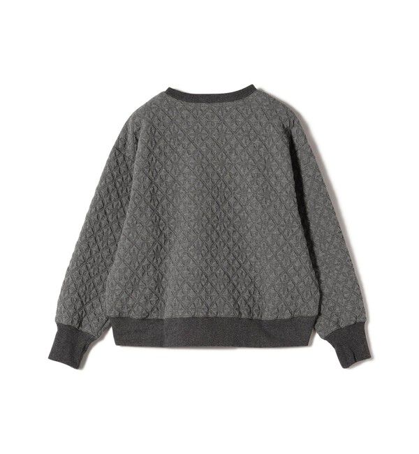 SHIPS for women「【WEB限定】〈手洗い可能〉キルティング ジャカード キーネック プルオーバー」|Tシャツ・カットソー|